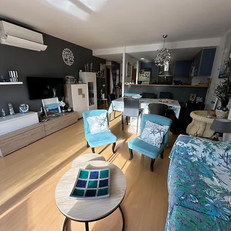 Bonito Con Gran Terraza Y Piscina Comunitaria Av-08 شقة روساس