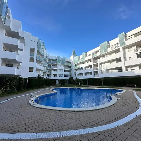 Bonito Con Gran Terraza Y Piscina Comunitaria Av-08 شقة *