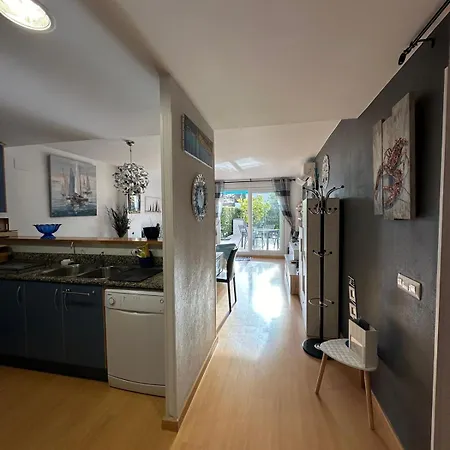 Bonito Con Gran Terraza Y Piscina Comunitaria Av-08 شقة روساس